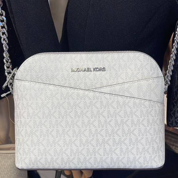 Michael Kors Jet Set Travel Medium Signature Logo Dome Crossbody Satchel Bag
NWT - Picture 15 of 16